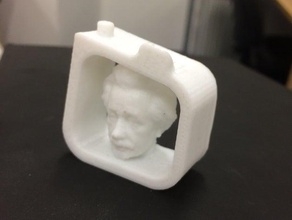 einstein laptop supports office albert dell stand 3d print model - Mito3D