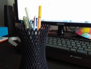 g&eacuten&eacuterateur potiquet other customizer pen pencil cup 3d print model - Mito3D