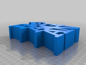 reagan nome sculture personalizzato 3d print model - Mito3D