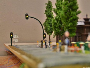 h0-scale 187 real working traffic lights model railroad rc vehicles digitalplaygroundbe sn00zerman 3d print model - Mito3D