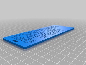 bagagli etichetta laura organizzazione personalizzato 3d print model - Mito3D