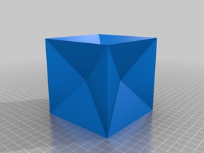 déprimé cube dés 3d print model - Mito3D
