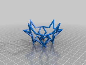star experiment three math art openscad 3d print model - Mito3D