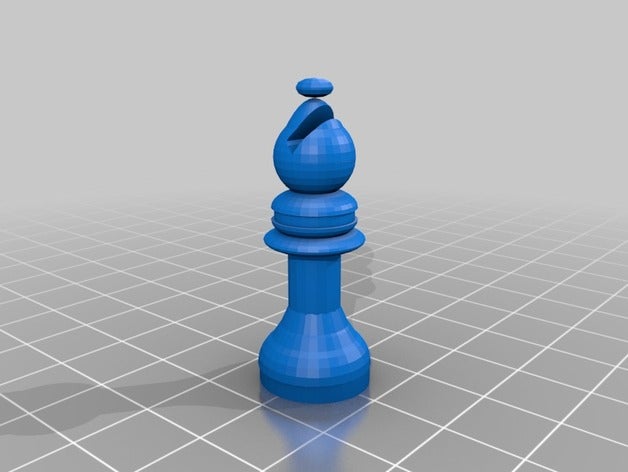 satranç parça bishop 3d baskı 3D print model - Mito3D