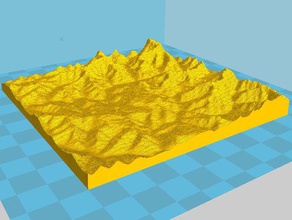 glen alum mountain wv other 3d print model - Mito3D