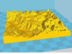 buffalo mountain wv other 3d print model - Mito3D