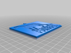 pionero de la pantera lithophane 3d impresión 3d print model - Mito3D