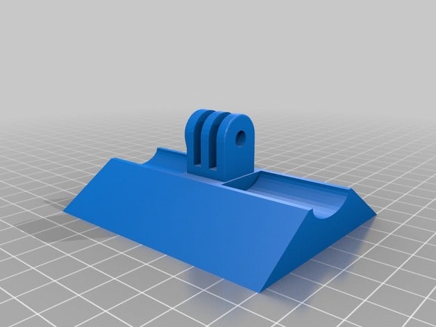 lower gopro mount 3d printing 3D print model - Mito3D