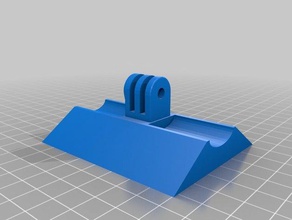 lower gopro mount 3d printing 3d print model - Mito3D