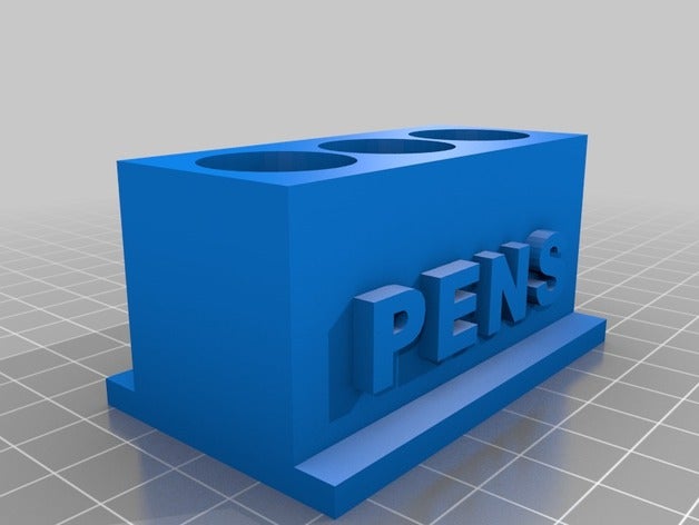 pen holder 3d printing 3D print model - Mito3D