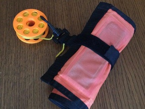 dalış makara yüzey işaretleyici şamandırası spor açık havada 3d print model - Mito3D