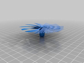 toms angepasste super Blumen drooloop Blumen- Kunst 3d print model - Mito3D