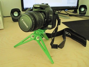 fotocamera compatta treppiede pieghevole di montaggio videocamera dslr le riprese fotografia utile 3d print model - Mito3D