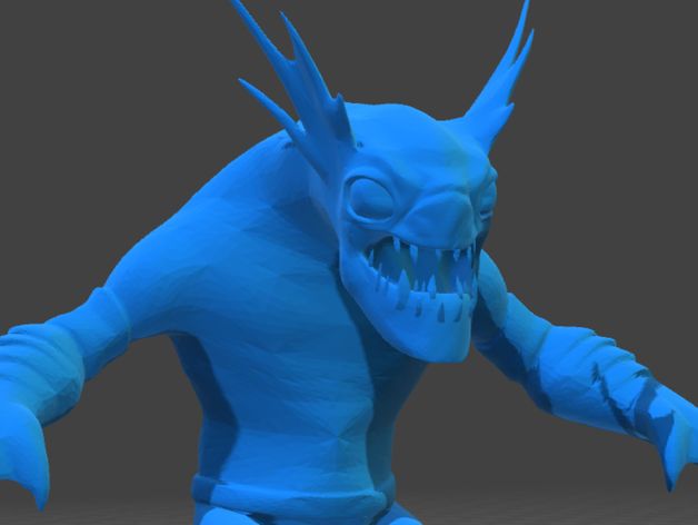 slark creatures character dota 3D print model - Mito3D