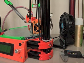 kossel mini effecttor placa de montagem ventilador realce 3d a impressora partes 3d print model - Mito3D