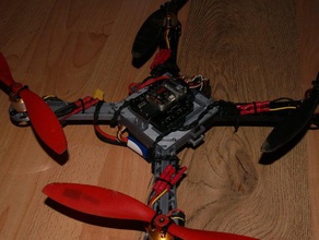 minimilistic quadcopter marco 250280350400480 de tamaño rc los vehículos 3d print model - Mito3D