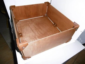 canto caixa de madeira recipientes boite 3d print model - Mito3D