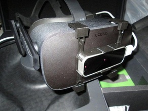 leap motion monte oculus cv1 versão para o consumidor sem adesivo necessário de vídeo jogos 3d print model - Mito3D