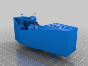 kokpit pilot kanat araçlar 3d print model - Mito3D