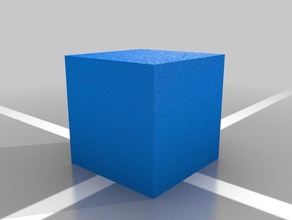 1 inch cube 3d printing tests 3d print model - Mito3D