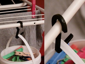 gancho multiuso household hook 3d print model - Mito3D