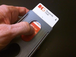 recon lite custodia rigida portafoglio titolare della carta moda 3d print model - Mito3D