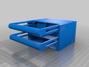 Schiebetüren Schubladen 5mm nicht unterstützt netfabbed tool Inhaber Boxen 3d print model - Mito3D