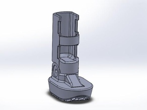 prótese pata animais de estimação cat cão patas animal próteses 3d print model - Mito3D