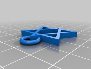 estrela de davi pingente jóias pingentes 3d print model - Mito3D