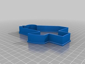dinofour cookie cutter kitchen dining 3d print model - Mito3D
