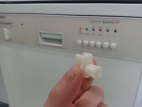 ruote assale di ricambio siemens lavastoviglie parti clip la parte ruota 3d print model - Mito3D