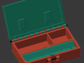 rolling tray smoking box humidor v2 other 3d print model - Mito3D