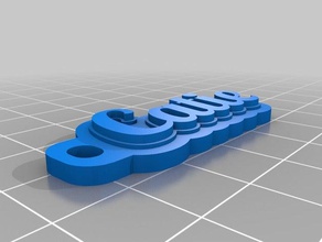 catie keychains customized 3d print model - Mito3D