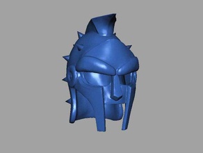 gladiator helmet no ring top sport outdoors 3d print model - Mito3D