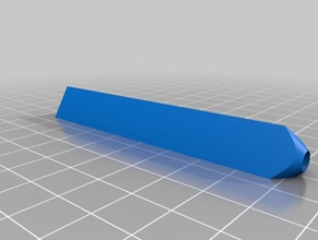 my customized triangular pen office 3d print model - Mito3D