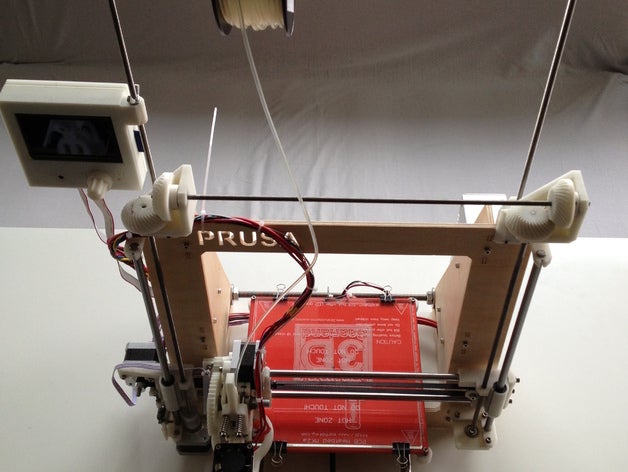 one z-motor filament holder solution prusa i3 rework 3d printer parts 3D print model - Mito3D