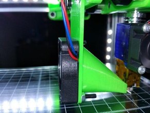 condotto della ventola e3d vulcano c-bot la stampante accessori 3d print model - Mito3D