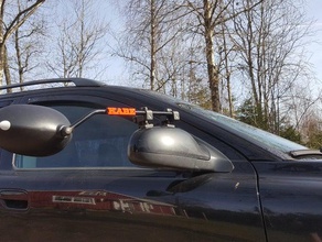 kabe logotipo da caravana espelhos a indústria automotiva Logo em 3d volvo 3d print model - Mito3D