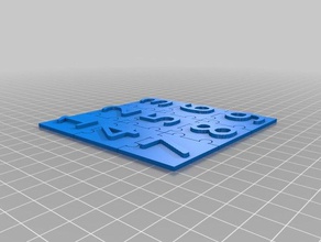 numero di puzzle i giocattoli giochi personalizzato 3d print model - Mito3D