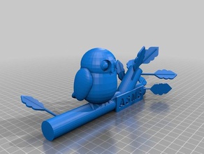 búho marchmadness 3d impresión 3d print model - Mito3D