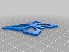 le farfalle 2d arte 3d print model - Mito3D