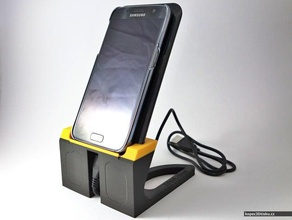 toms samsung galaxy s7 otros qi cargador de pie móvil teléfono 3d print model - Mito3D