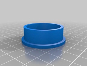 15 pulgadas de diámetro la tapa del extremo partes personalizado 3d print model - Mito3D