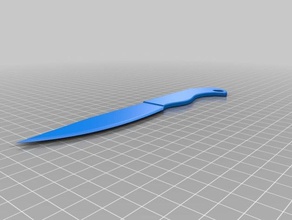 knife 13 kitchen dining 123d design 3dmodel 3dprintable 3d printer printing amazingdesign army cosplay sharpener meshmixer military printrbot scale model swiss toy ultimaker ultimaker2 3d print model - Mito3D