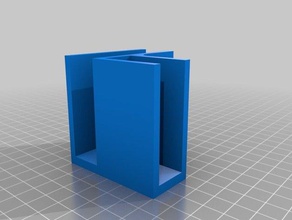 shelfie fliped de l'organisation personnalisé 3d print model - Mito3D