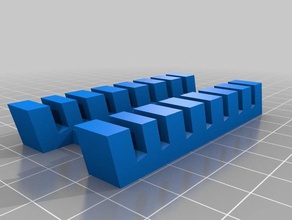 wrench organizers 7 mini spanner organization 3d print model - Mito3D