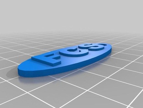 fcs keychain 3d printing 3d print model - Mito3D