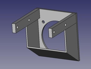 40mm fan mount wades extruder 3d printer parts 3d print model - Mito3D
