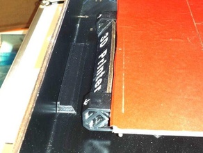 lcd hole cover ctc flashforge similar 3d printer parts flat protection 3d print model - Mito3D