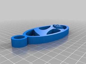 hyundai Schlüsselanhänger Initialen angepasst 3d print model - Mito3D